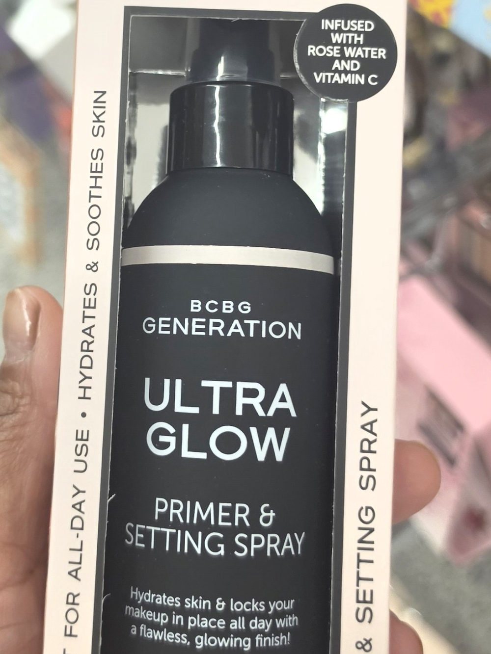BCBGeneration Ultra Glow Primer & Setting Spray — Black